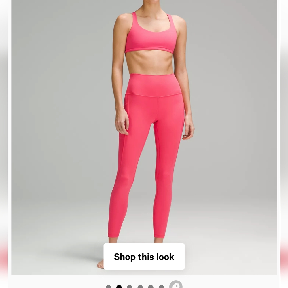 Lululemon Align HR Pant 25" *Pockets in Glazed Pink